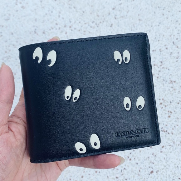 men's coach mickey mouse wallet